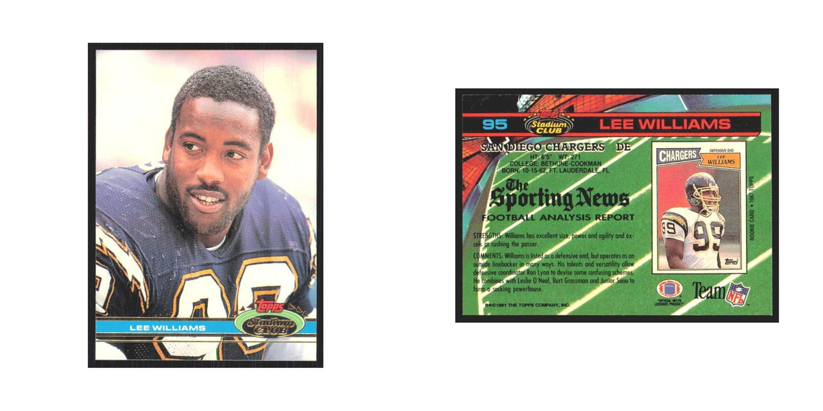 1991 Stadium Club Lee Williams San Diego Chargers #95