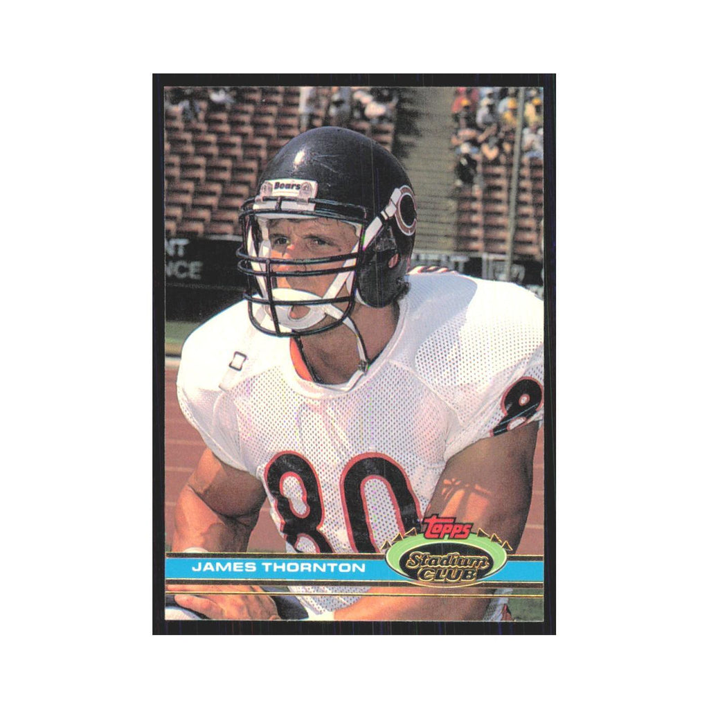 1991 Stadium Club James Thornton Bears #36