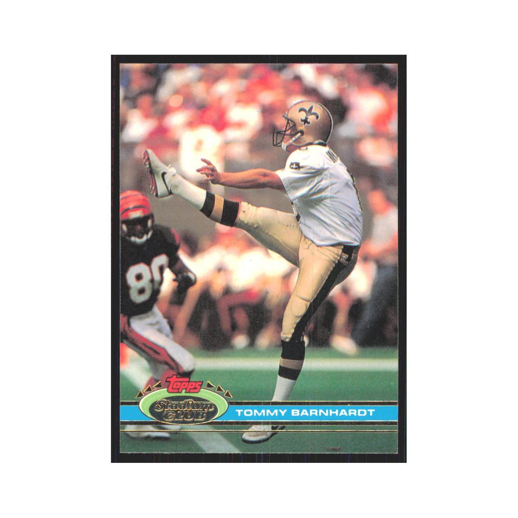 1991 Stadium Club Tommy Barnhardt Saints #217