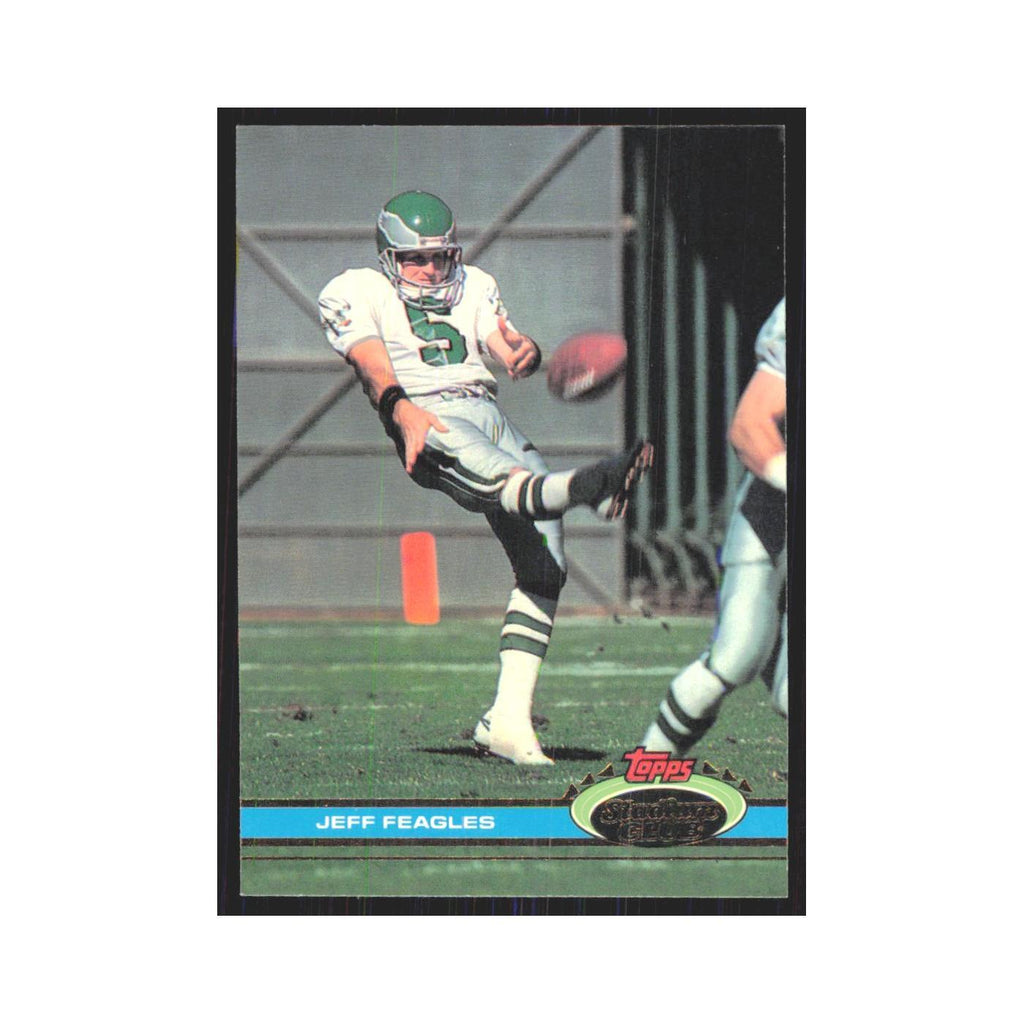 1991 Stadium Club Jeff Feagles Eagles #147
