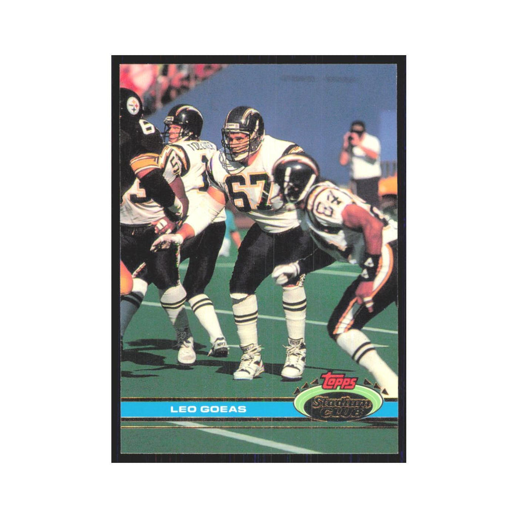 1991 Stadium Club Leo Goeas San Diego Chargers #122