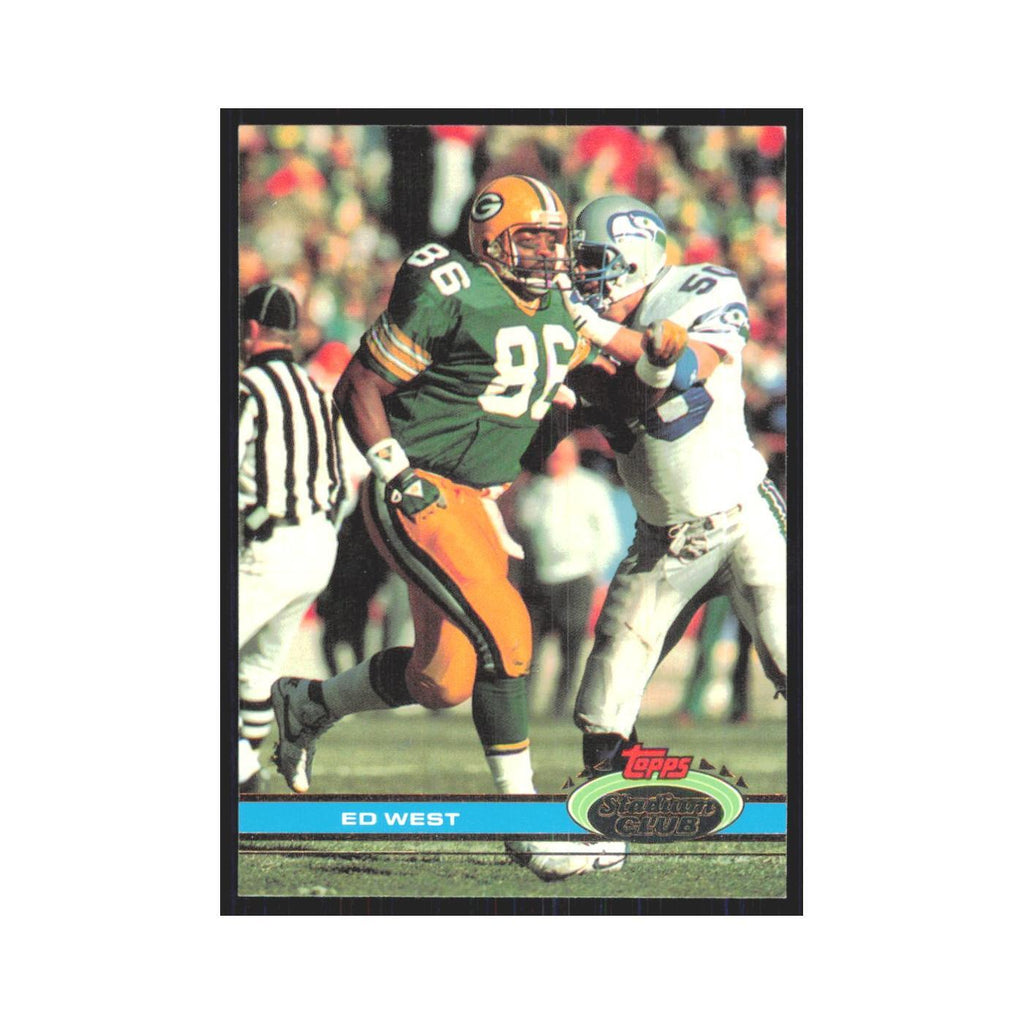 1991 Stadium Club Ed West Packers #131