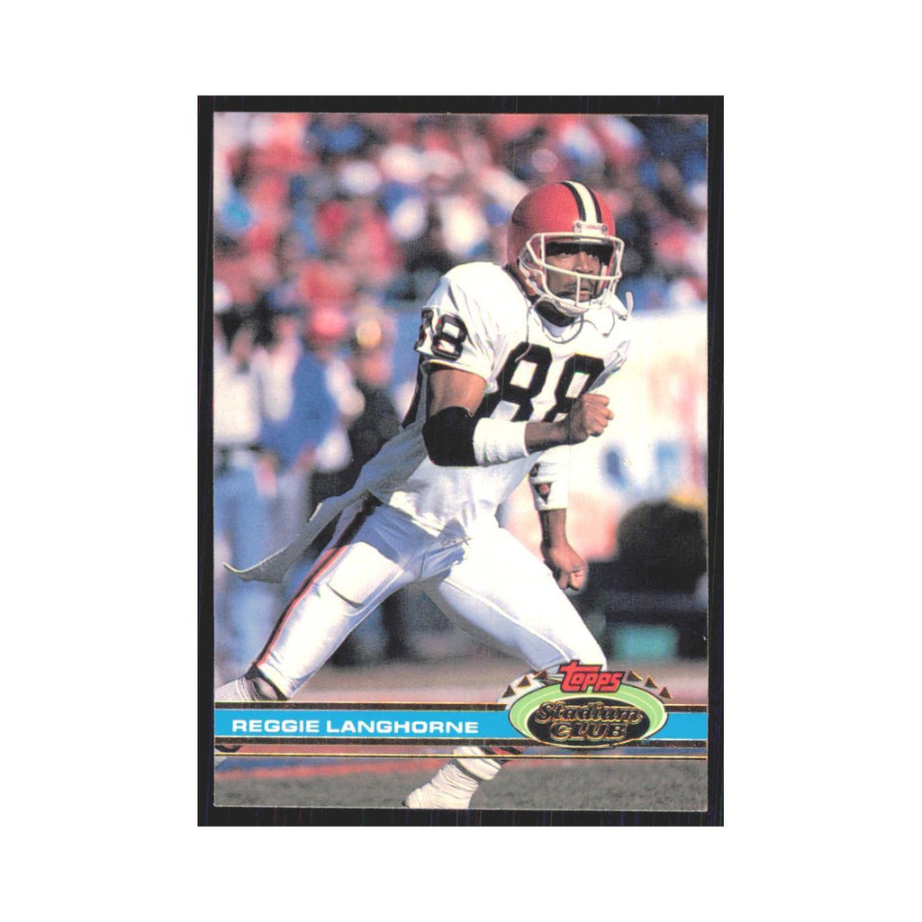1991 Stadium Club Reggie Langhorne Browns #105