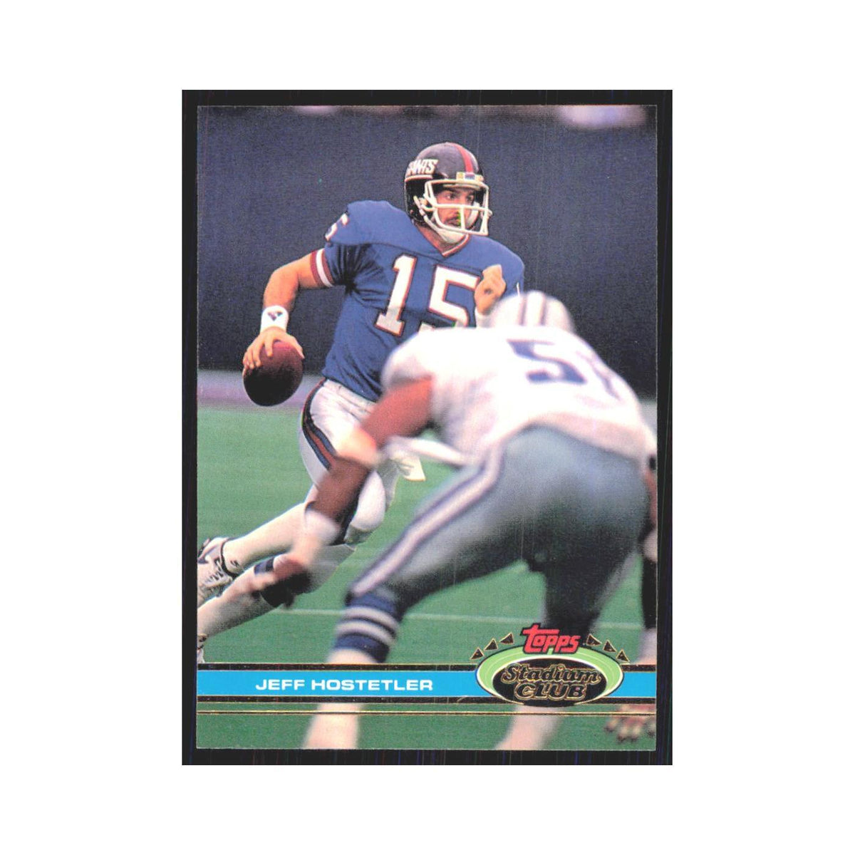 1991 Stadium Club Jeff Hostetler Giants #110