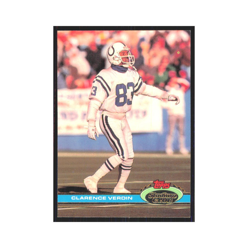 1991 Stadium Club Clarence Verdin Colts #125