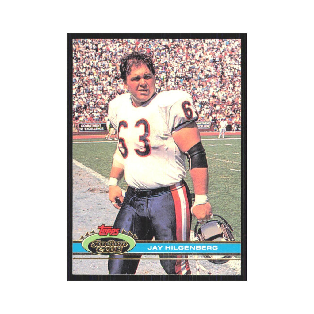 1991 Stadium Club Jay Hilgenberg Bears #57