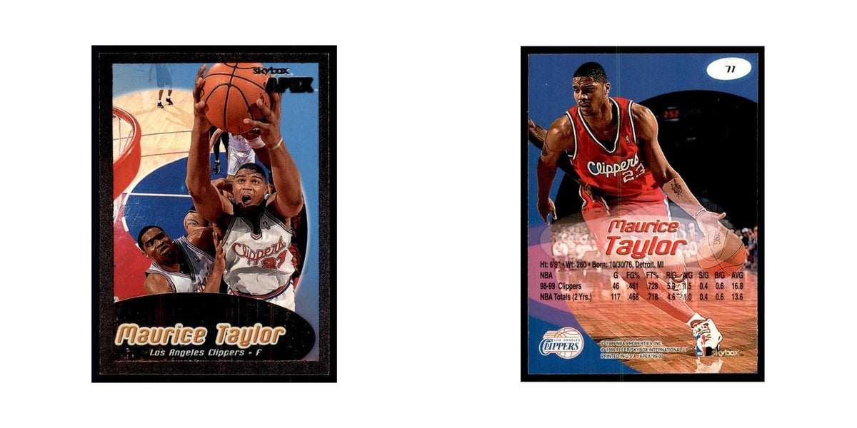 1999 SkyBox Apex Maurice Taylor Clippers #71
