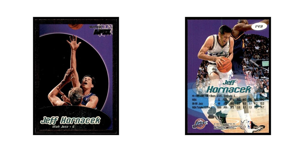 1999 SkyBox Apex Jeff Hornacek Jazz #149