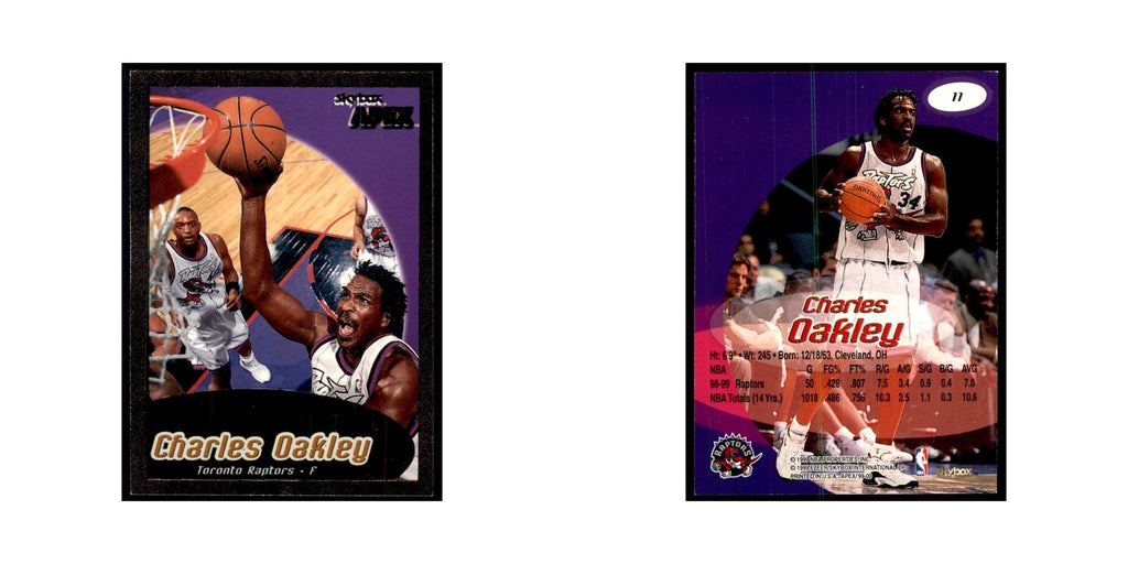 1999 SkyBox Apex Charles Oakley Raptors #11