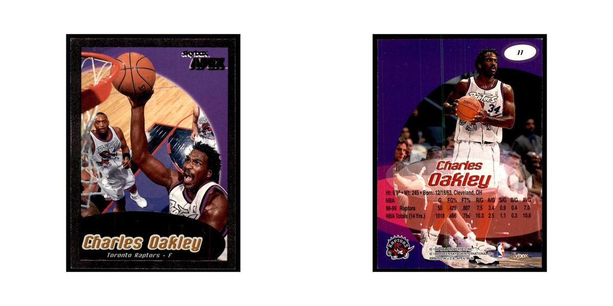 1999 SkyBox Apex Charles Oakley Raptors #11