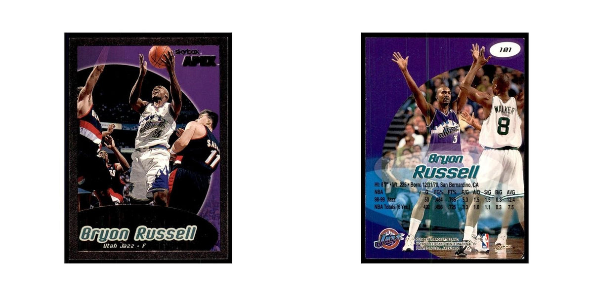 1999 SkyBox Apex Bryon Russell Jazz #101