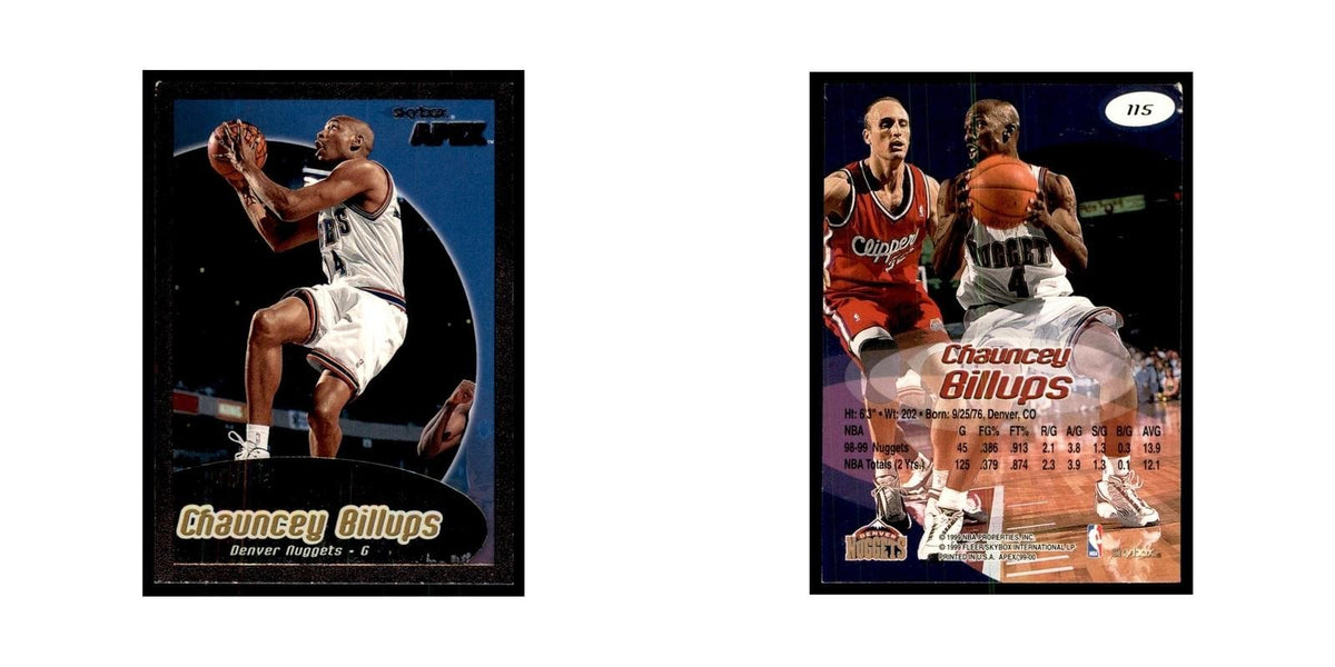 1999 SkyBox Apex Chauncey Billups Nuggets #115