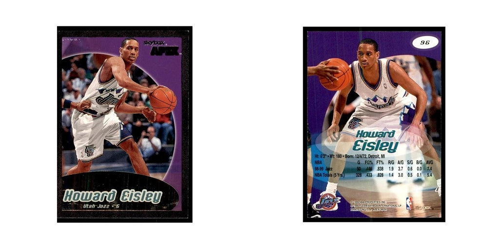 1999 SkyBox Apex Howard Eisley Jazz #96