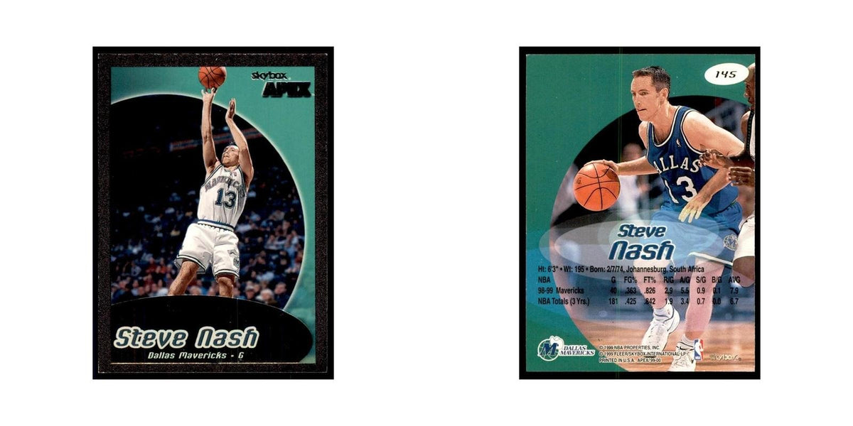 1999 SkyBox Apex Steve Nash Mavericks #145