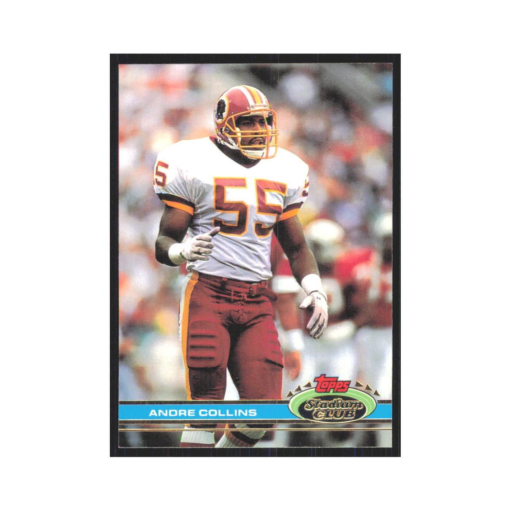 1991 Stadium Club Andre Collins Redskins #4