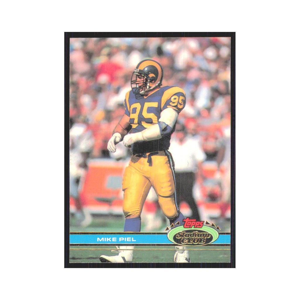 1991 Stadium Club Mike Piel Rams #14