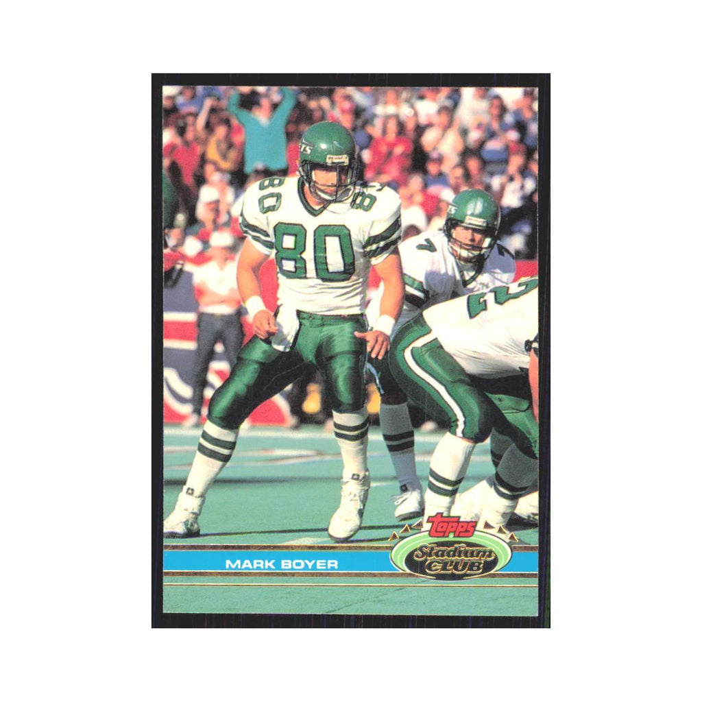 1991 Stadium Club Mark Boyer Jets #13
