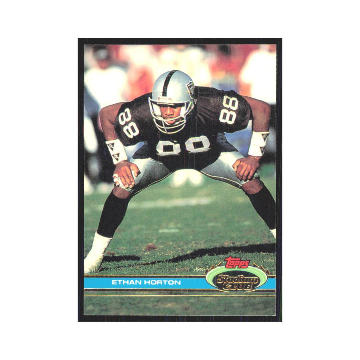 1991 Stadium Club Ethan Horton Los Angeles Raiders #85