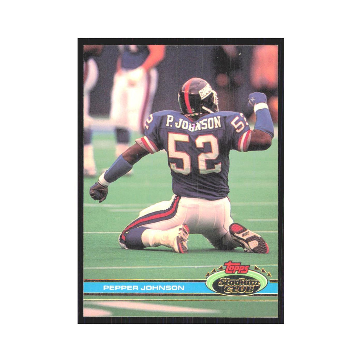 1991 Stadium Club Pepper Johnson Giants #1