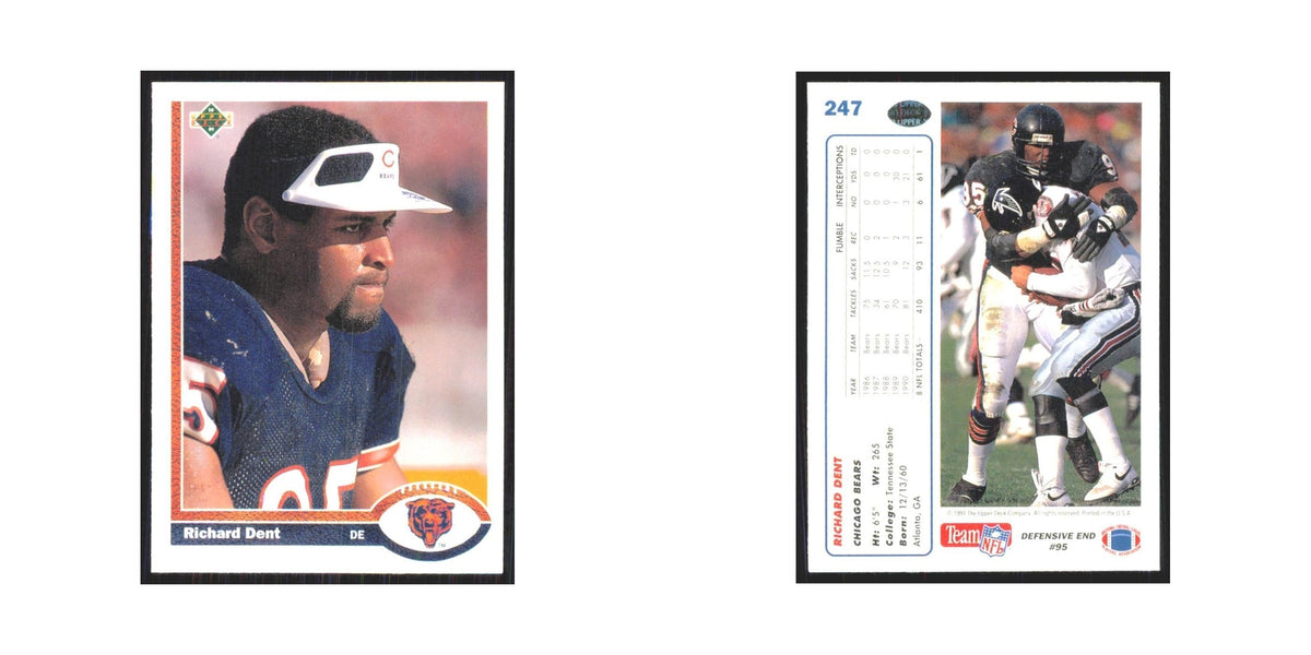 1991 Upper Deck Richard Dent Bears #247