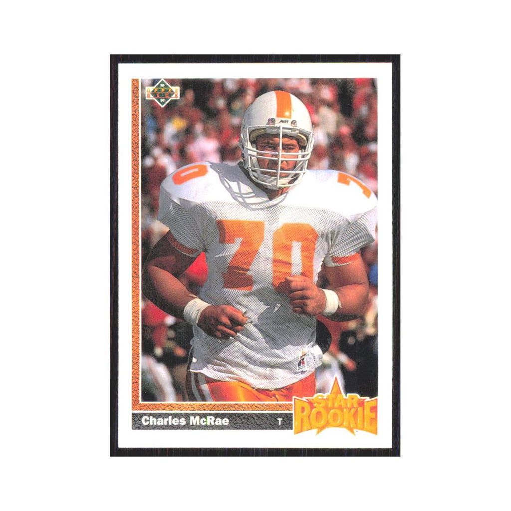 1991 Upper Deck Charles McRae RC Buccaneers #6