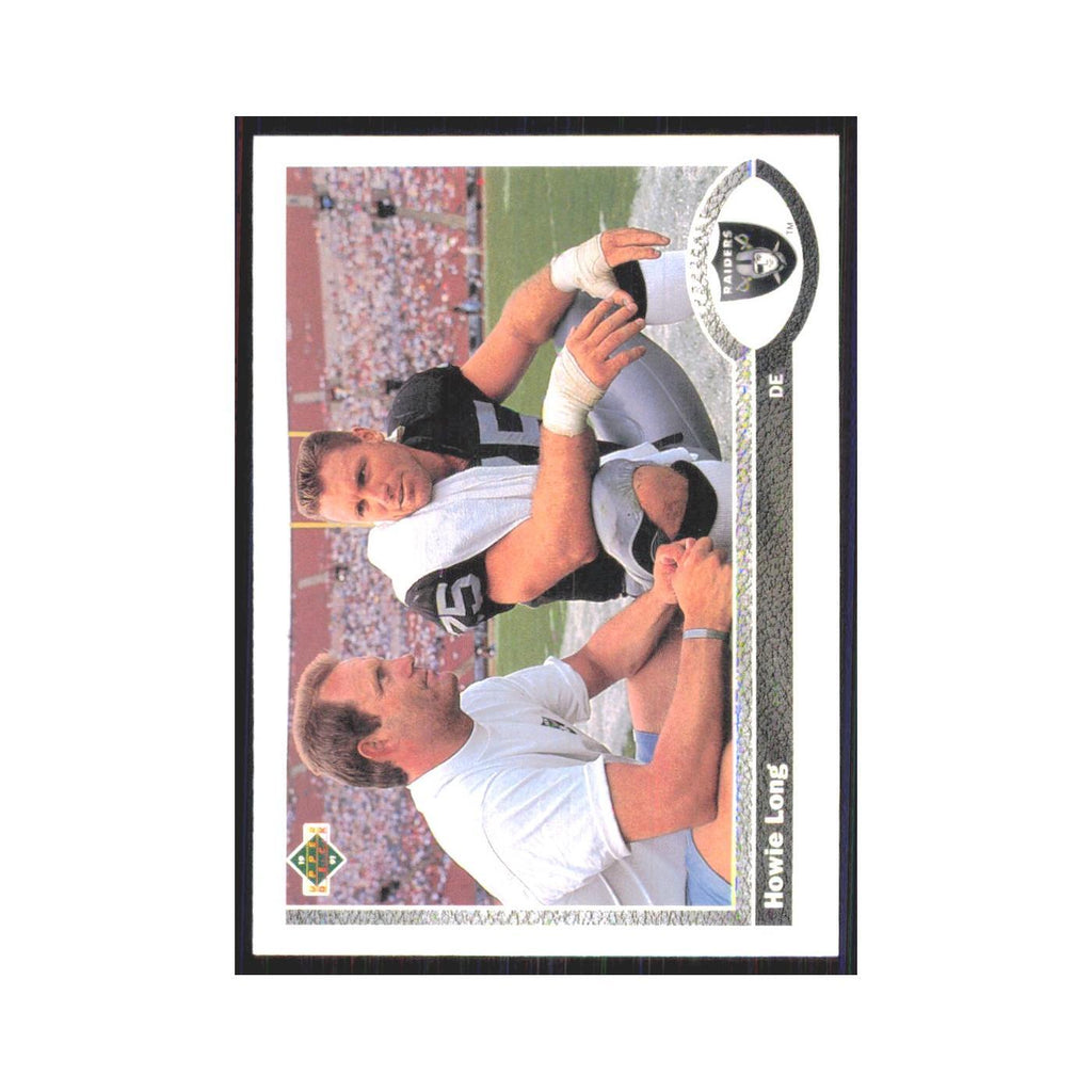1991 Upper Deck Howie Long Los Angeles Raiders #289