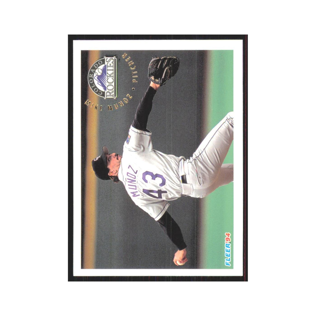 Mike Munoz 1994 Fleer Update #U129 Colorado Rockies Baseball Card NM