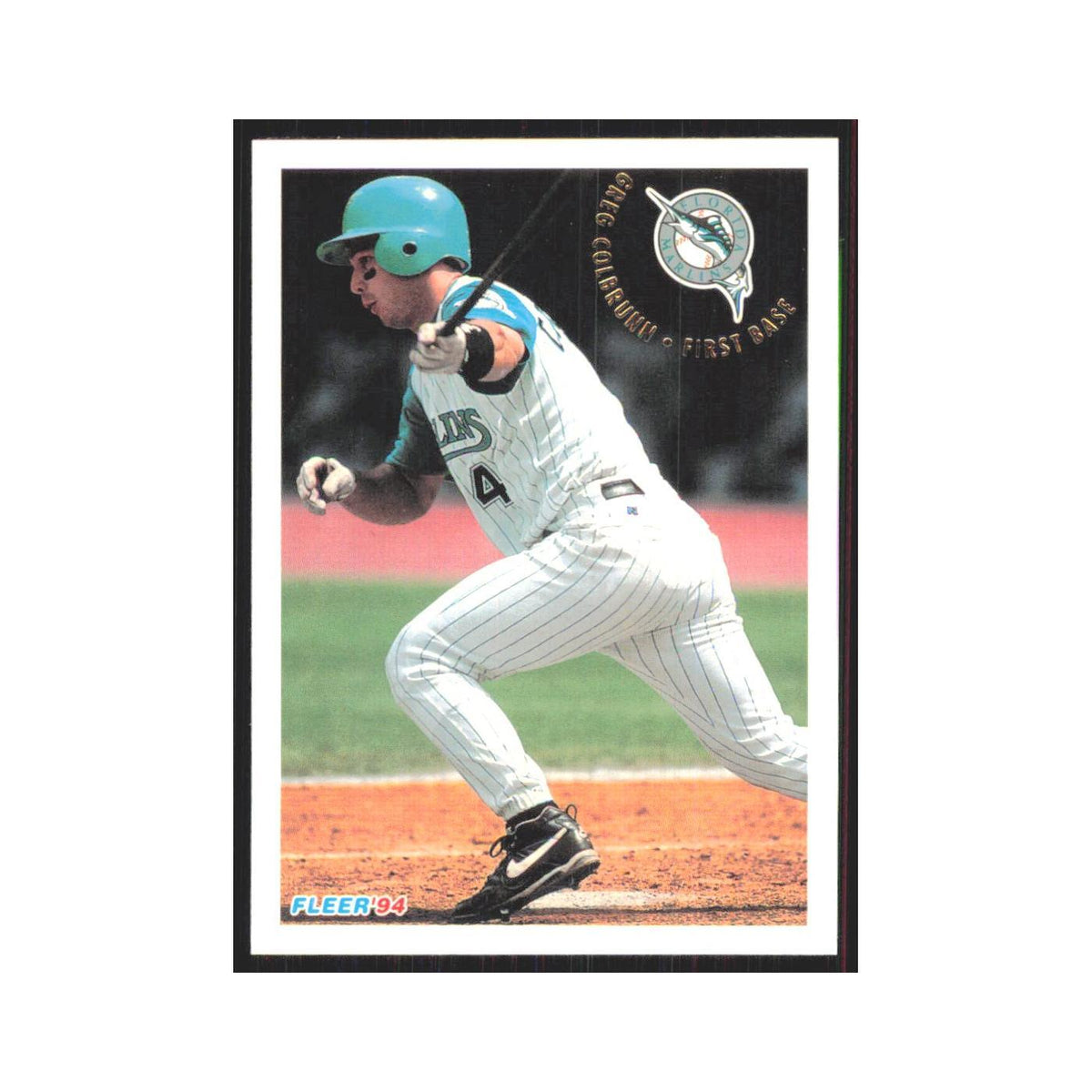 Greg Colbrunn 1994 Fleer Update #U134 Florida Marlins Baseball Card NM