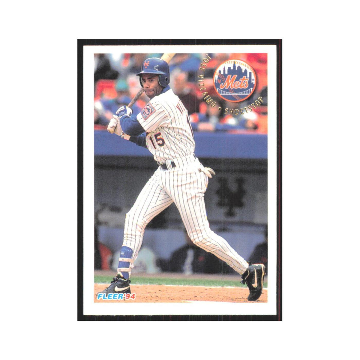 Jose Vizcaino 1994 Fleer Update #U163 New York Mets Baseball Card NM