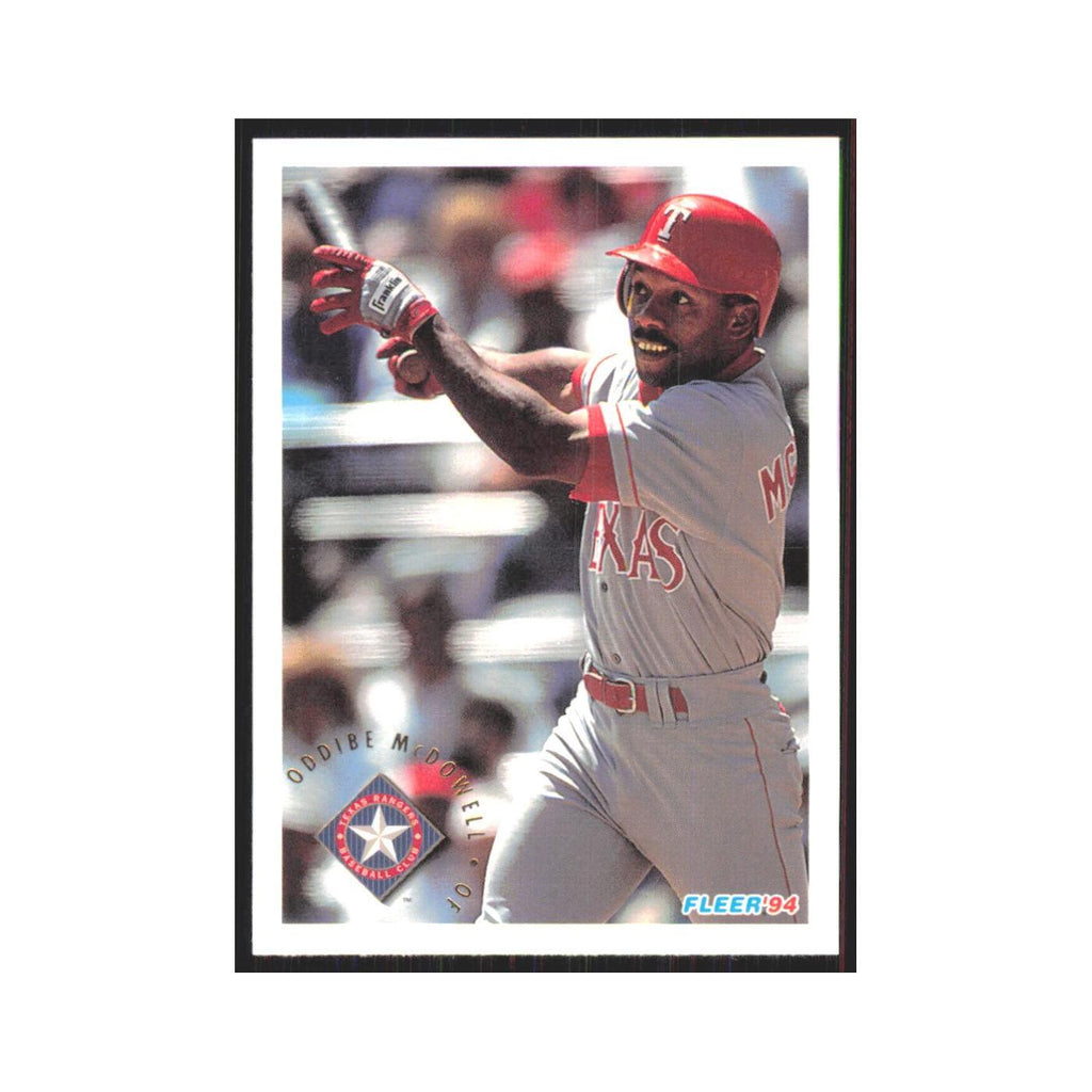 Oddibe McDowell 1994 Fleer Update #U94 Texas Rangers Baseball Card NM