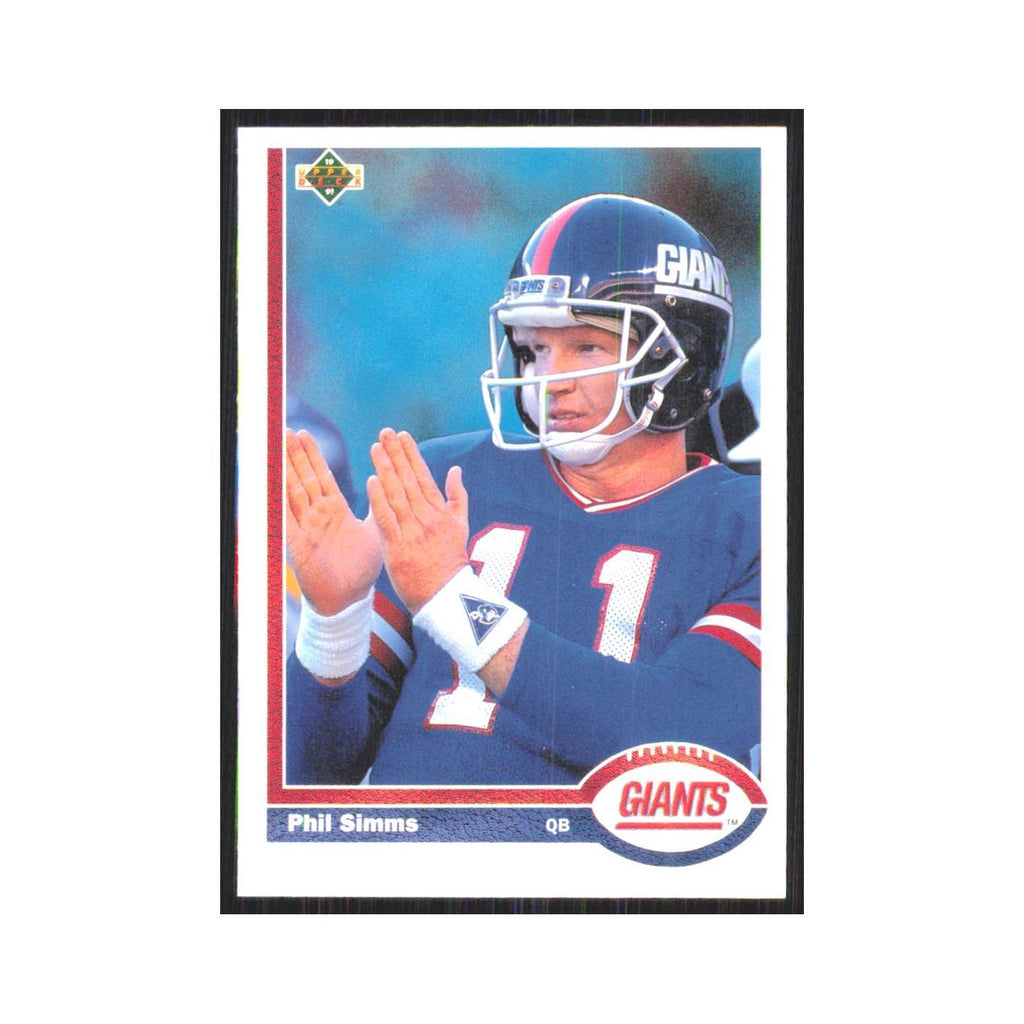 1991 Upper Deck Phil Simms Giants #181