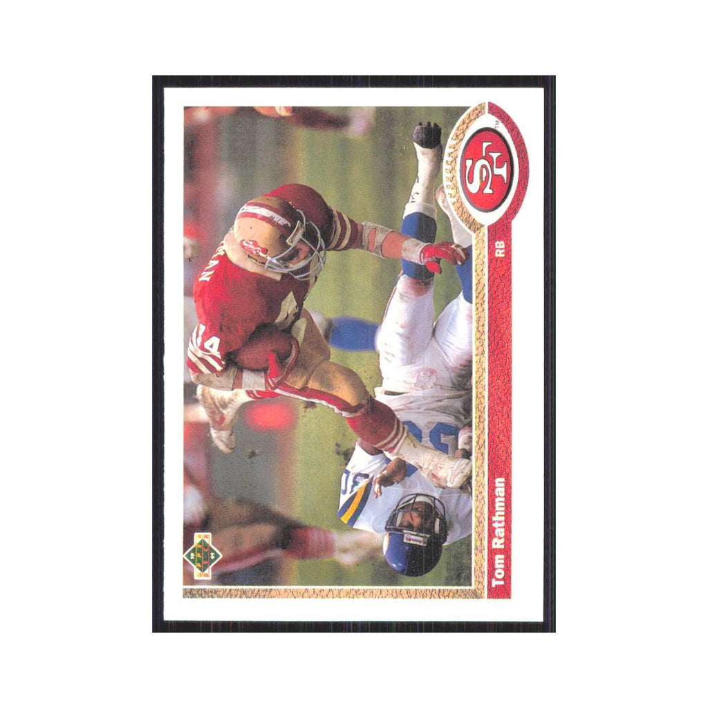1991 Upper Deck Tom Rathman 49ers #103