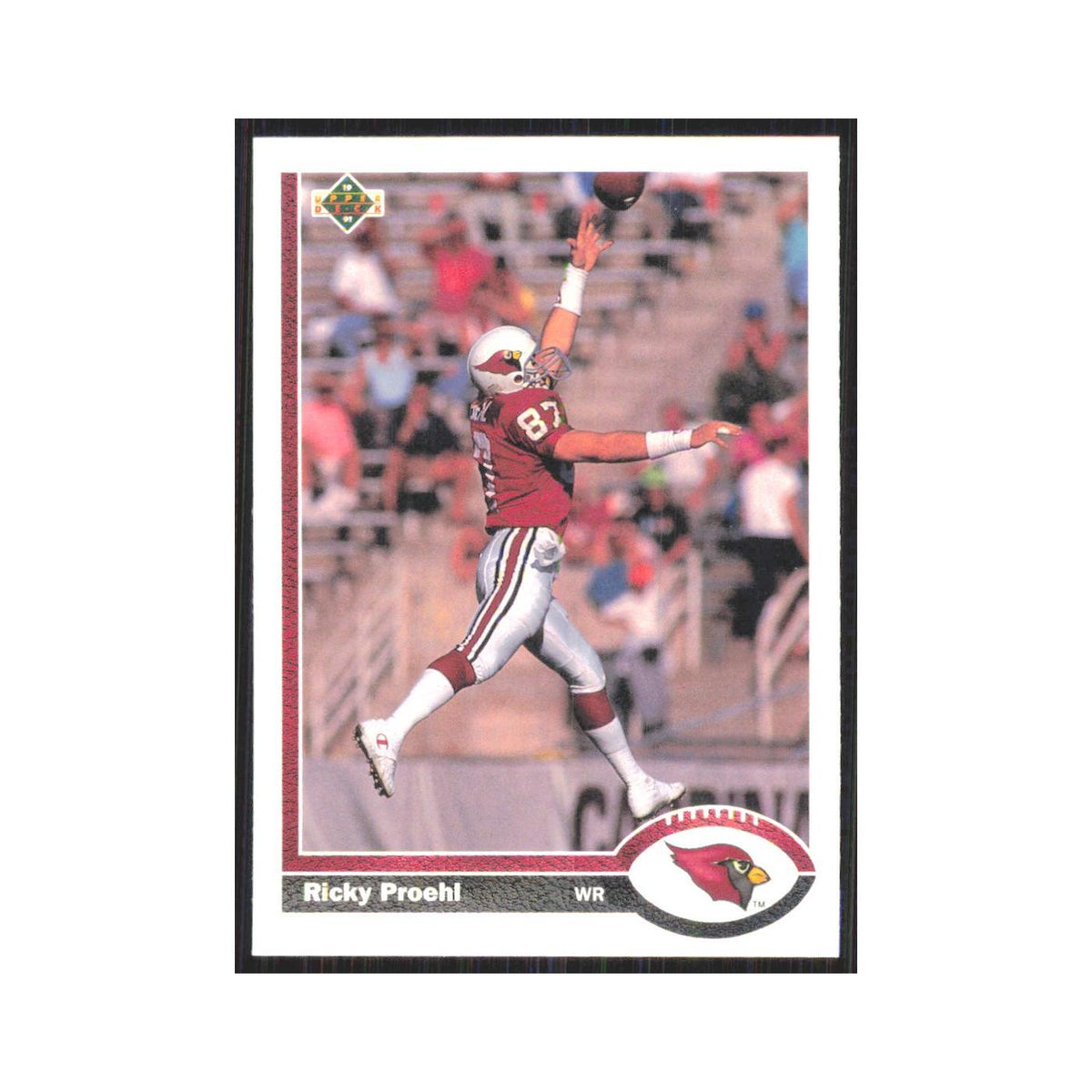 1991 Upper Deck Ricky Proehl Phoenix Cardinals #132