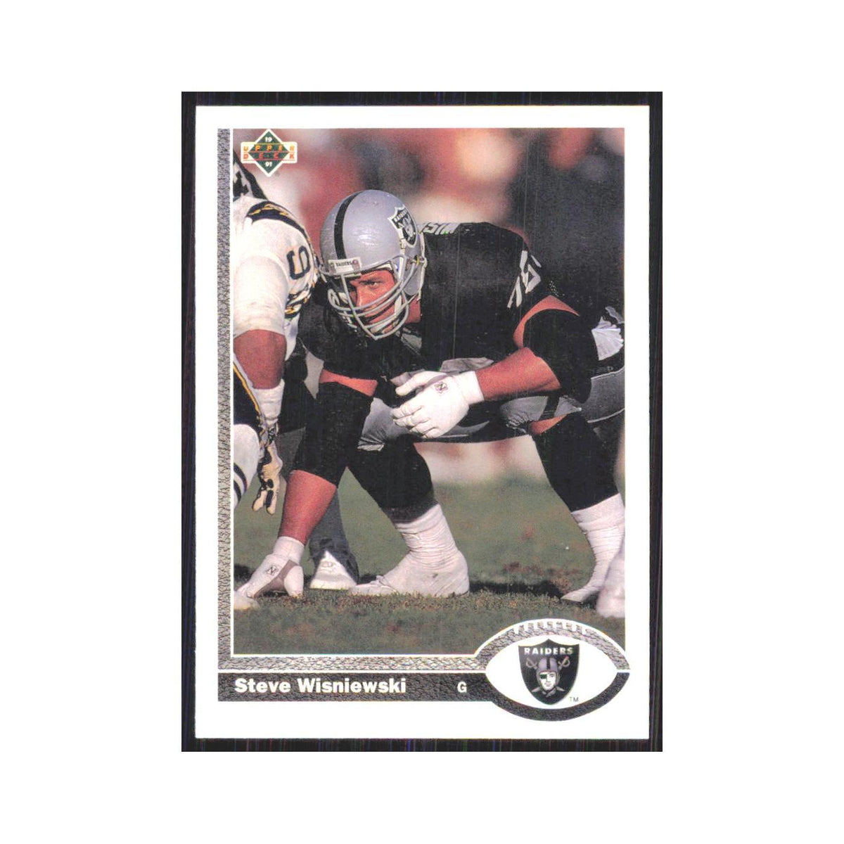 1991 Upper Deck Steve Wisniewski Los Angeles Raiders #429