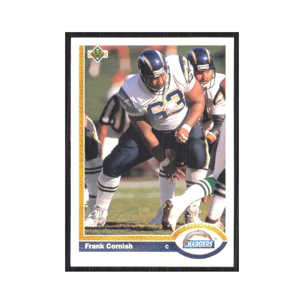 1991 Upper Deck Frank Cornish San Diego Chargers #186
