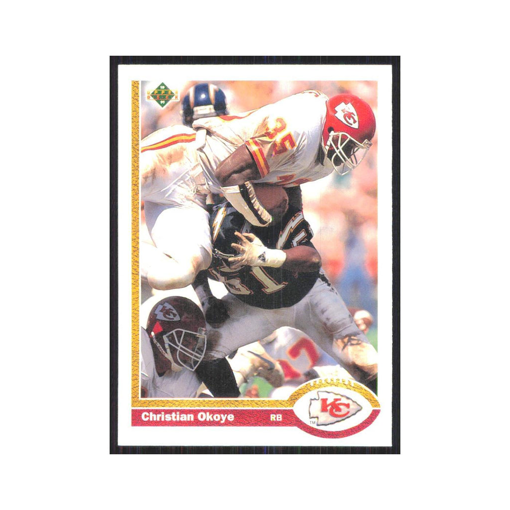 1991 Upper Deck Christian Okoye Chiefs #176