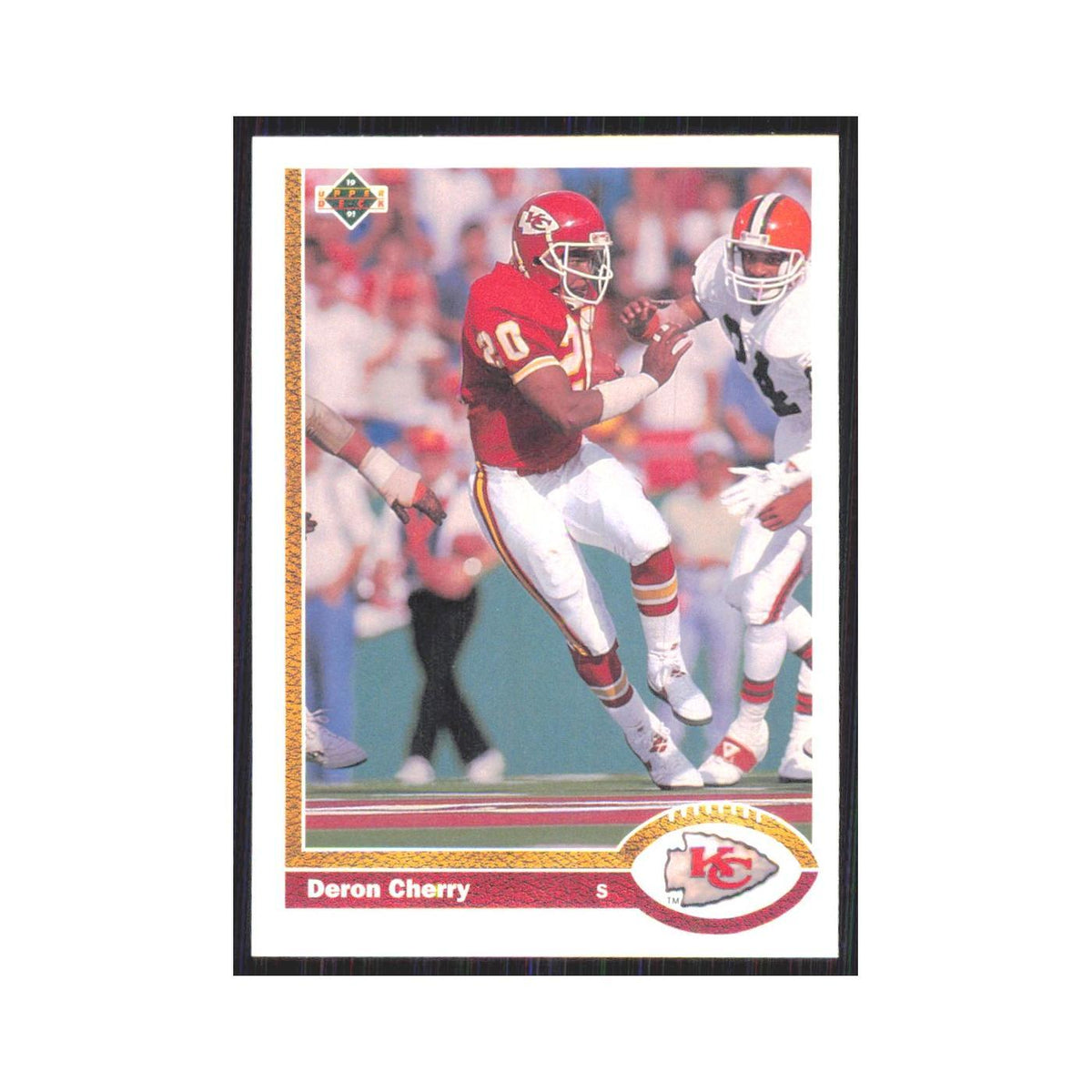1991 Upper Deck Deron Cherry Chiefs #374