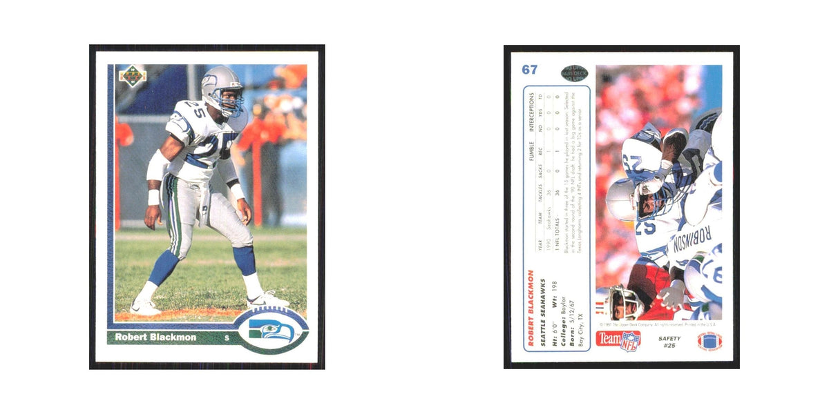 1991 Upper Deck Robert Blackmon Seahawks #67