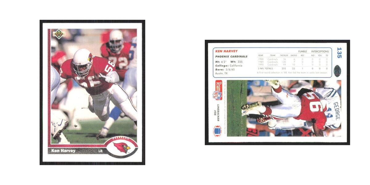 1991 Upper Deck Ken Harvey Phoenix Cardinals #135