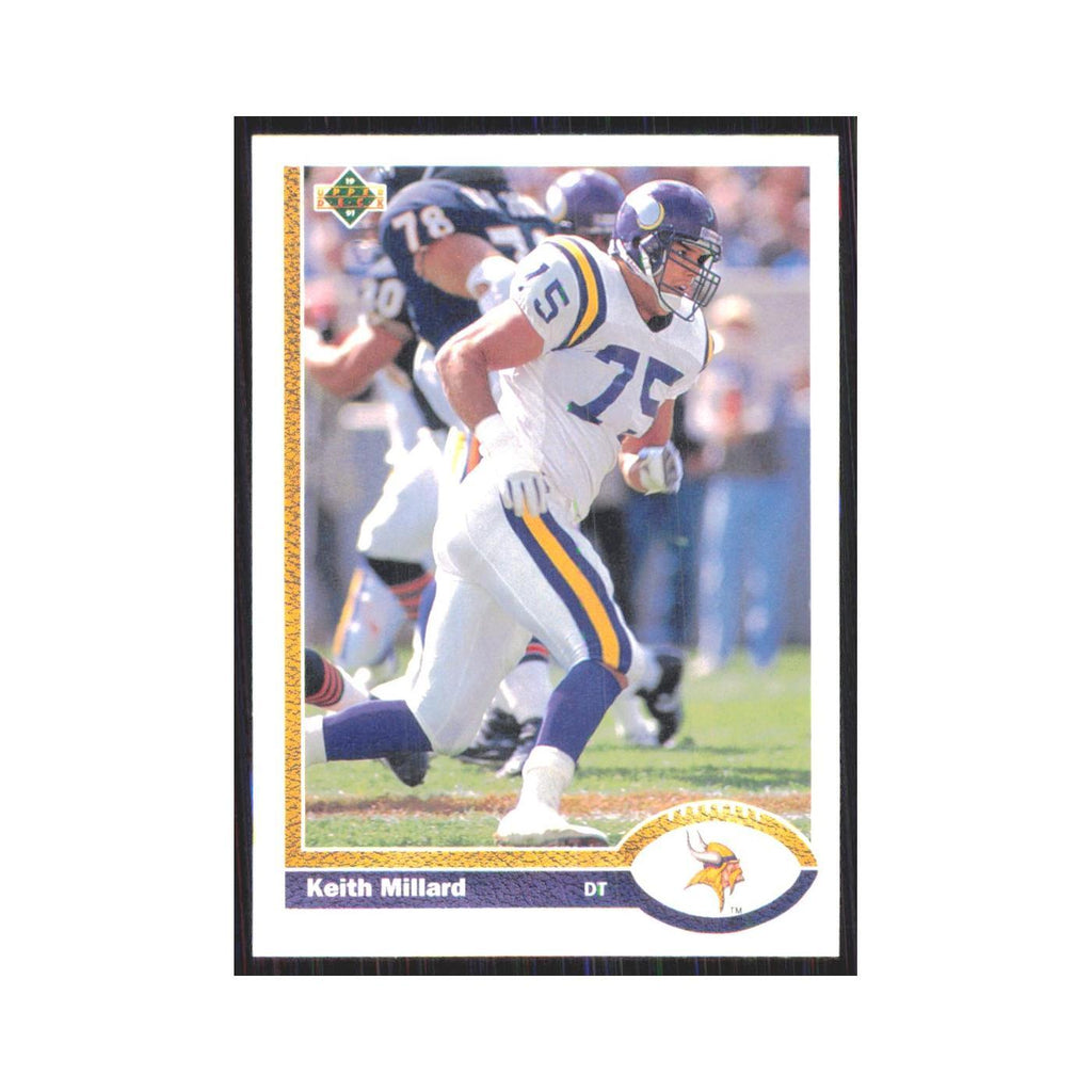1991 Upper Deck Keith Millard Vikings #240