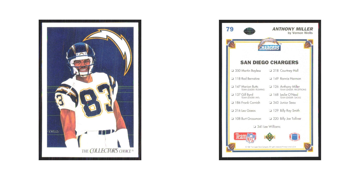 1991 Upper Deck Anthony Miller San Diego Chargers #79