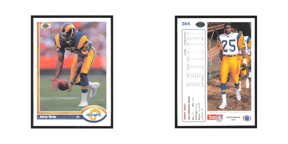 1991 Upper Deck Jerry Gray Rams #364