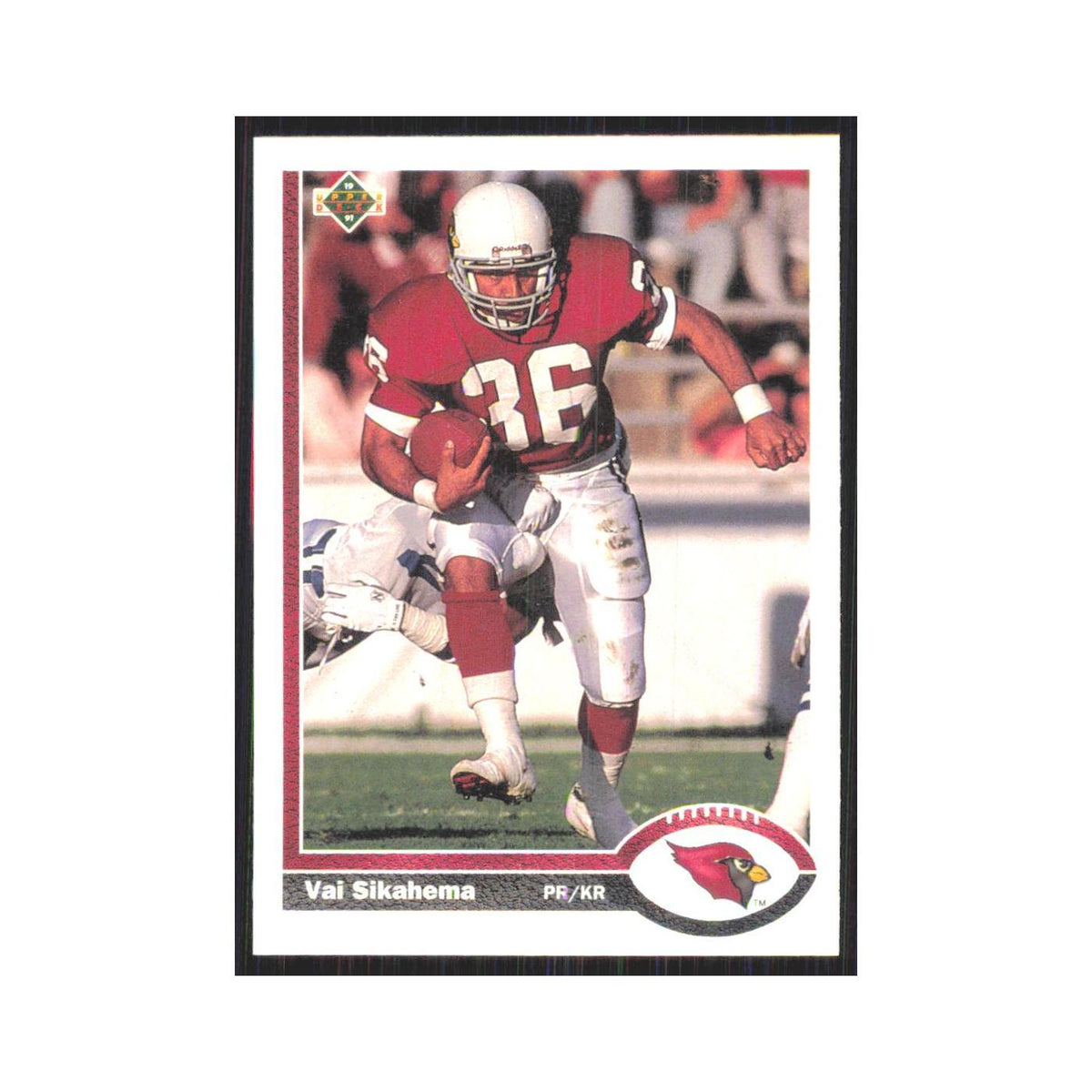 1991 Upper Deck Vai Sikahema Phoenix Cardinals #114