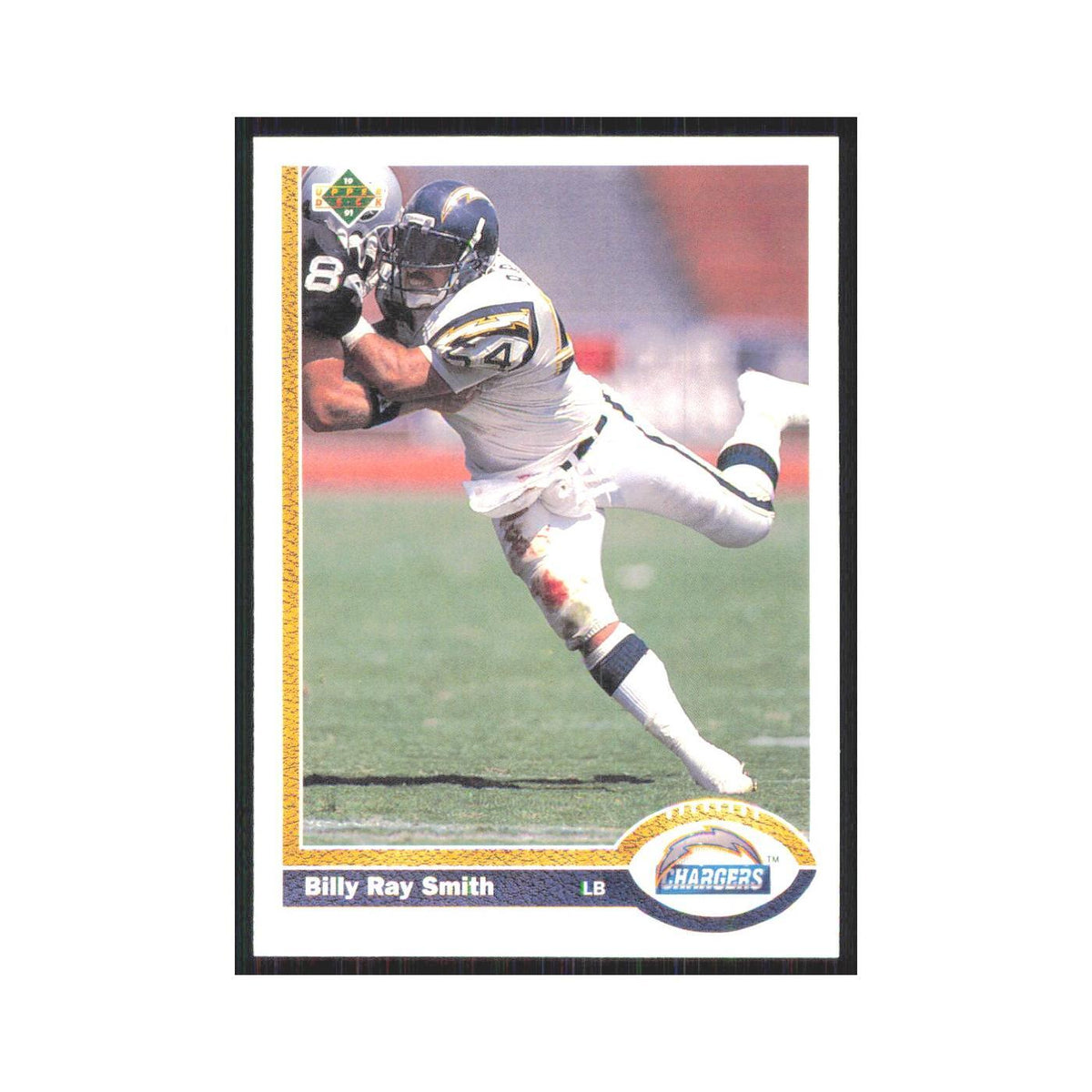 1991 Upper Deck Billy Ray Smith San Diego Chargers #129