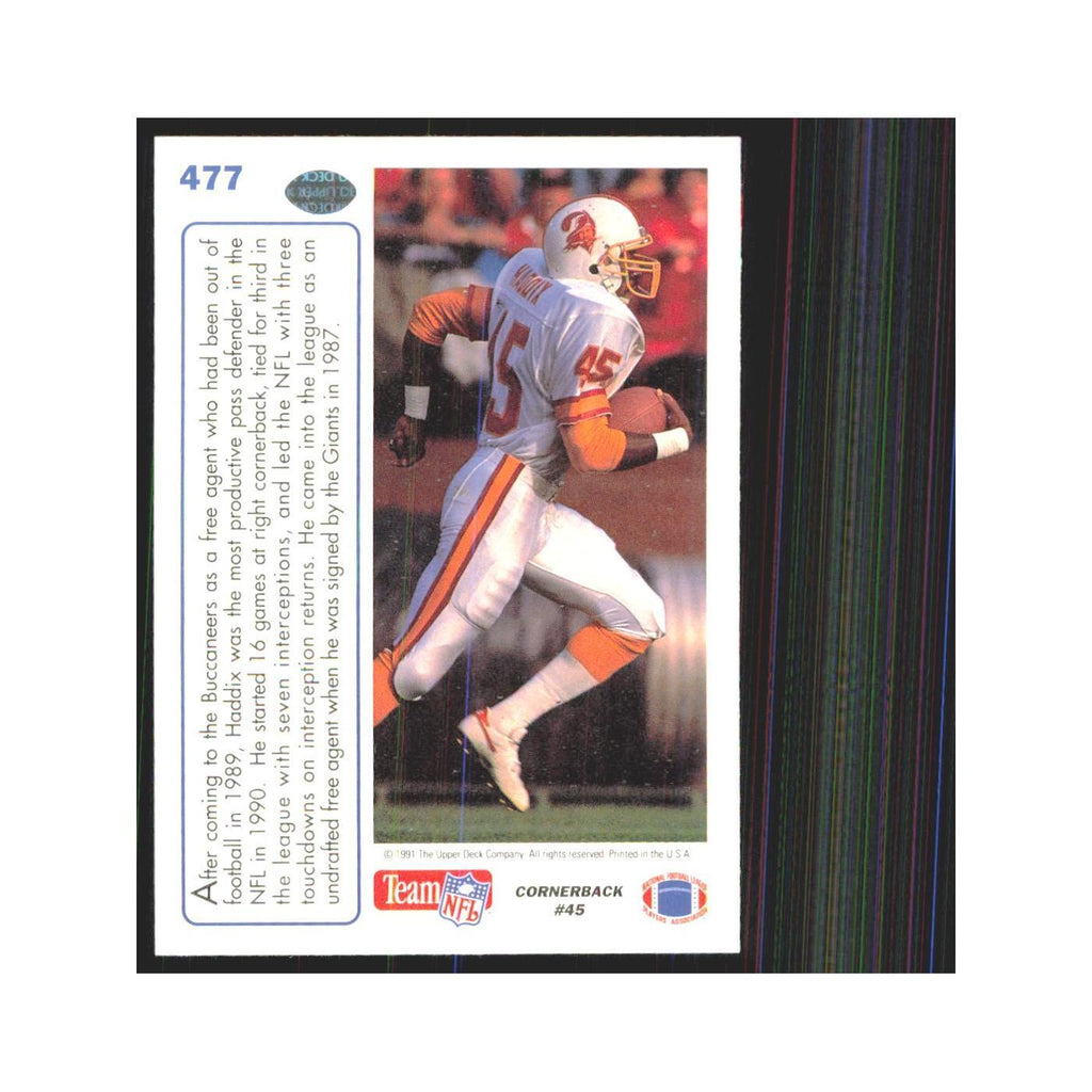 1991 Upper Deck Wayne Haddix Buccaneers #477