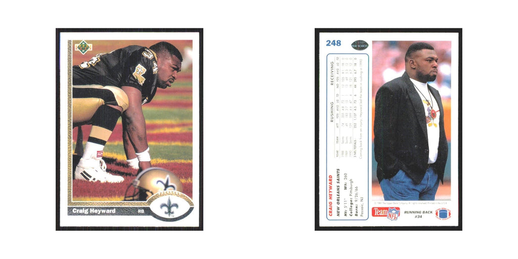 1991 Upper Deck Craig Heyward Saints #248