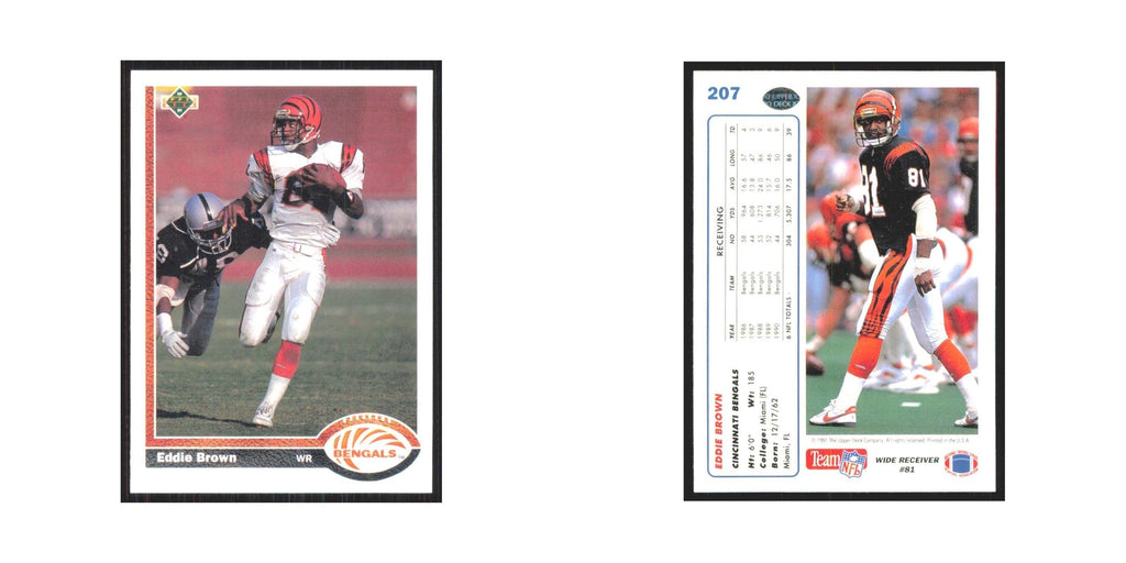 1991 Upper Deck Eddie Brown Bengals #207
