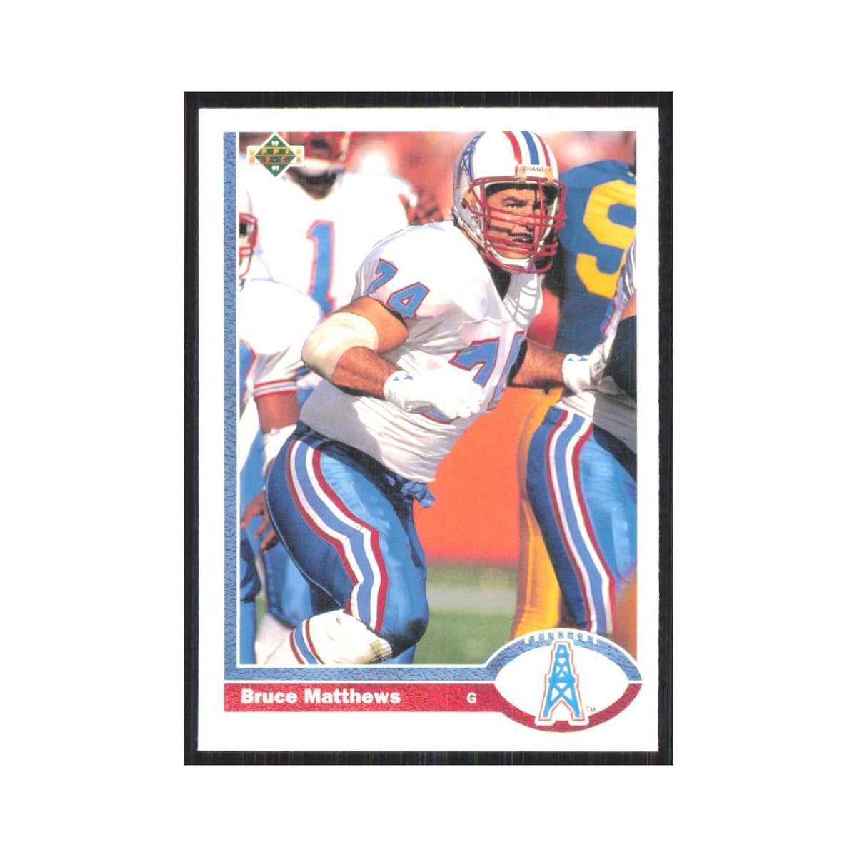 1991 Upper Deck Bruce Matthews Houston Oilers #295
