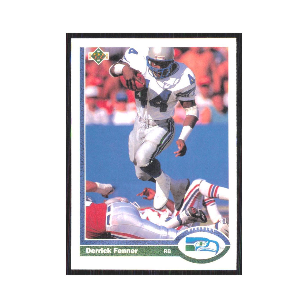 1991 Upper Deck Derrick Fenner Seahawks #139