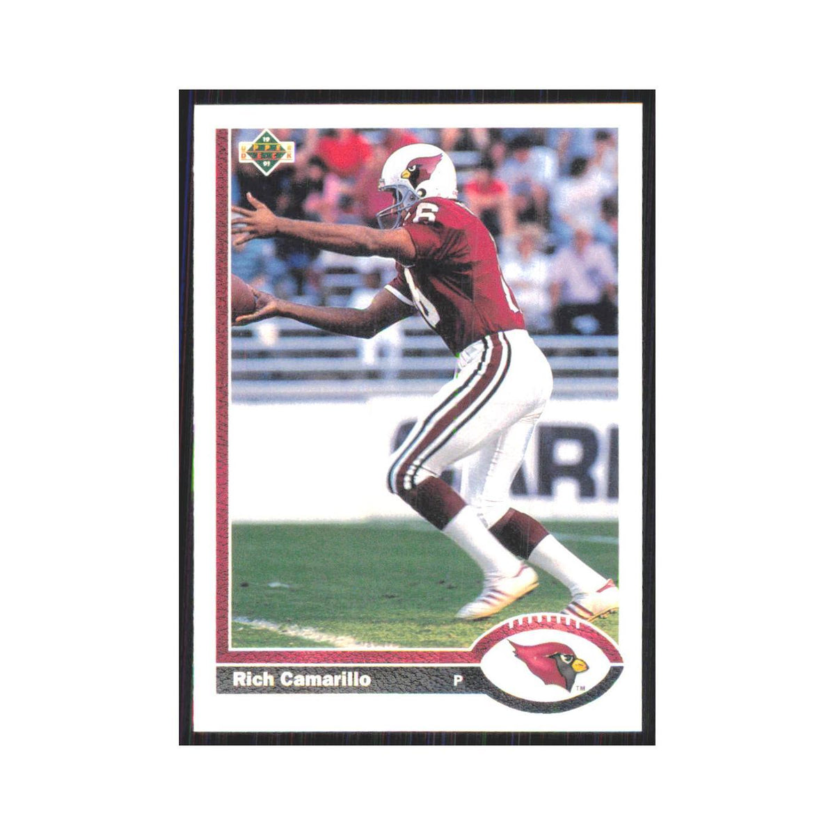1991 Upper Deck Rich Camarillo Phoenix Cardinals #205